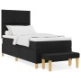 Cama Box Spring con Colchón y Banco Negro 100x200 cm Tela de , Camas y somieres - Ref: Foro24-3344354, Precio: 371,06 €, Desc...