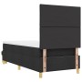 Cama Box Spring con Colchón y Banco Negro 100x200 cm Tela de , Camas y somieres - Ref: Foro24-3344354, Precio: 371,06 €, Desc...