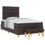 Cama con somier con colchón y banco marrón oscuro 120x190 cm tela | Foro24.es | Tu tienda online para hogar, jardín y más Foro24.es