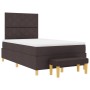 Cama con somier con colchón y banco marrón oscuro 120x190 cm tela | Foro24.es | Tu tienda online para hogar, jardín y más Foro24.es