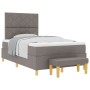 Cama Box Spring con Colchón y Banco Taupe 120x190 cm Tela | Foro24.es | Tu tienda online para hogar, jardín y más Foro24.es