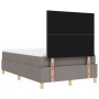 Cama Box Spring con Colchón y Banco Taupe 120x190 cm Tela | Foro24.es | Tu tienda online para hogar, jardín y más Foro24.es