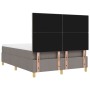Cama con somier y colchón taupe 140x190 cm tela | Foro24.es | Tu tienda online para hogar, jardín y más Foro24.es