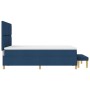 Cama Box Spring con Colchón & Banco Azul 160x200 cm Tela | Foro24.es | Tu tienda online para hogar, jardín y más Foro24.es