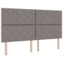 Cama con Box Spring y Colchón Taupe 180x200 cm Tela | Foro24.es | Tu tienda online para hogar, jardín y más Foro24.es