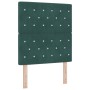 Cama con Muelles con Colchón y Banco Verde Oscuro 80x200 cm Terciopelo | Foro24.es | Tu tienda online para hogar, jardín y más Foro24.es
