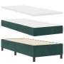 Cama con Muelles con Colchón y Banco Verde Oscuro 80x200 cm Terciopelo | Foro24.es | Tu tienda online para hogar, jardín y más Foro24.es