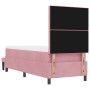 Cama de Base con Colchón y Banco Rosa 80x200 cm Terciopelo de , Camas y somieres - Ref: Foro24-3344413, Precio: 357,29 €, Des...