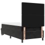 Cama con Base de Resorte con Colchón & Banco Negro 90x190 cm Terciopelo | Foro24.es | Tu tienda online para hogar, jardín y más Foro24.es