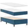 cama base de caja con colchón y banco azul oscuro 90x190 cm terciopelo | Foro24.es | Tu tienda online para hogar, jardín y más Foro24.es