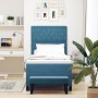 Cama con Resorte con Colchón y Banco Azul Oscuro 90x200 cm Terciopelo | Foro24.es | Tu tienda online para hogar, jardín y más Foro24.es