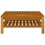 Muebles de jardín 5 pzas cojines crema madera maciza de acacia de vidaXL, Conjuntos de jardín - Ref: Foro24-3086927, Precio: ...