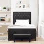 Cama con Muelles y Colchón Negro 120x200 cm Terciopelo de , Camas y somieres - Ref: Foro24-3344440, Precio: 451,52 €, Descuen...