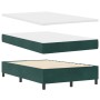 Cama Box Spring con Colchón y Banco Verde Oscuro 120x200 cm Terciopelo | Foro24.es | Tu tienda online para hogar, jardín y más Foro24.es