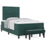 Cama Box Spring con Colchón y Banco Verde Oscuro 120x200 cm Terciopelo | Foro24.es | Tu tienda online para hogar, jardín y más Foro24.es