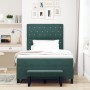 Cama Box Spring con Colchón y Banco Verde Oscuro 120x200 cm Terciopelo | Foro24.es | Tu tienda online para hogar, jardín y más Foro24.es