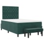 Cama Box Spring con Colchón y Banco Verde Oscuro 120x200 cm Terciopelo | Foro24.es | Tu tienda online para hogar, jardín y más Foro24.es