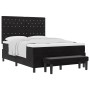 Cama con Base con Colchón & Banco Negro 140x200 cm Terciopelo de , Camas y somieres - Ref: Foro24-3344452, Precio: 541,04 €, ...