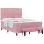 Cama con Somier con Colchón y Banco Rosa 160x200 cm Terciopelo | Foro24.es | Tu tienda online para hogar, jardín y más Foro24.es