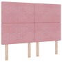 Cama con Somier con Colchón y Banco Rosa 160x200 cm Terciopelo | Foro24.es | Tu tienda online para hogar, jardín y más Foro24.es