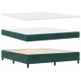 Cama Box Spring con Colchón y Banco Verde Oscuro 180x200 cm Terciopelo | Foro24.es | Tu tienda online para hogar, jardín y más Foro24.es