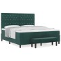 Cama Box Spring con Colchón y Banco Verde Oscuro 180x200 cm Terciopelo | Foro24.es | Tu tienda online para hogar, jardín y más Foro24.es