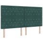 Cama Box Spring con Colchón y Banco Verde Oscuro 180x200 cm Terciopelo | Foro24.es | Tu tienda online para hogar, jardín y más Foro24.es