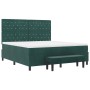 Cama Box Spring con Colchón y Banco Verde Oscuro 180x200 cm Terciopelo | Foro24.es | Tu tienda online para hogar, jardín y más Foro24.es