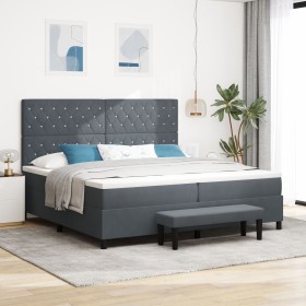 Comprar Cama con base y colchón gris oscuro