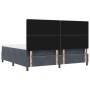 Cama con base y colchón gris oscuro 200x200 cm terciopelo | Foro24.es | Tu tienda online para hogar, jardín y más Foro24.es