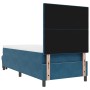 Cama con Box Spring con Colchón & Banco Azul Oscuro 80x200 cm Terciopelo de , Camas y somieres - Ref: Foro24-3344478, Precio:...