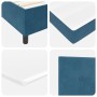 Cama con Box Spring con Colchón & Banco Azul Oscuro 80x200 cm Terciopelo de , Camas y somieres - Ref: Foro24-3344478, Precio:...