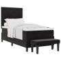 Cama con Somier con Colchón y Banco Negro 90x190 cm Terciopelo | Foro24.es | Tu tienda online para hogar, jardín y más Foro24.es