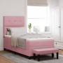Cama con base de resortes, colchón y banco rosa 90x190 cm terciopelo | Foro24.es | Tu tienda online para hogar, jardín y más Foro24.es