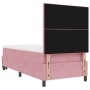Cama con base de resortes, colchón y banco rosa 90x190 cm terciopelo | Foro24.es | Tu tienda online para hogar, jardín y más Foro24.es