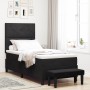 Cama con somier con colchón y banco Negro 100x200 cm de Terciopelo de , Camas y somieres - Ref: Foro24-3344494, Precio: 373,6...