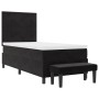 Cama con somier con colchón y banco Negro 100x200 cm de Terciopelo de , Camas y somieres - Ref: Foro24-3344494, Precio: 373,6...