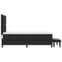 Cama con somier con colchón y banco Negro 100x200 cm de Terciopelo de , Camas y somieres - Ref: Foro24-3344494, Precio: 373,6...