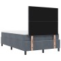 Cama con Resorte con Colchón y Banco Gris Oscuro 120x200 cm Terciopelo de , Camas y somieres - Ref: Foro24-3344505, Precio: 4...