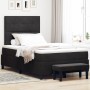 Cama Box Spring con Colchón y Banco Negro 120x200 cm Terciopelo de , Camas y somieres - Ref: Foro24-3344506, Precio: 452,04 €...