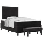 Cama Box Spring con Colchón y Banco Negro 120x200 cm Terciopelo de , Camas y somieres - Ref: Foro24-3344506, Precio: 452,04 €...