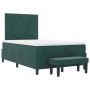 Cama de Resortes con Colchón y Banco Verde Oscuro 120x200 cm Terciopelo de , Camas y somieres - Ref: Foro24-3344507, Precio: ...