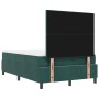 Cama de Resortes con Colchón y Banco Verde Oscuro 120x200 cm Terciopelo de , Camas y somieres - Ref: Foro24-3344507, Precio: ...