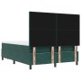 Cama Box Spring con colchón y banco Verde Oscuro 140x190 cm Terciopelo de , Camas y somieres - Ref: Foro24-3344513, Precio: 5...