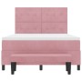 Cama con base con Colchón y Banco Rosa 140x190 cm Terciopelo de , Camas y somieres - Ref: Foro24-3344515, Precio: 537,37 €, D...