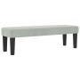 Cama con Base (Box Spring) y Colchón & Banco Gris Claro 140x200 cm de Terciopelo | Foro24.es | Tu tienda online para hogar, jardín y más Foro24.es
