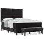 Cama con Somier con Colchón y Banco Negro 140x200 cm Terciopelo de , Camas y somieres - Ref: Foro24-3344518, Precio: 518,15 €...