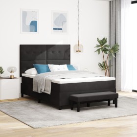 Comprar Cama Box Spring con Colchón y Banco Negro