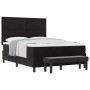 Cama Box Spring con Colchón y Banco Negro 160x200 cm Terciopelo | Foro24.es | Tu tienda online para hogar, jardín y más Foro24.es