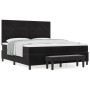 Cama Box Spring con colchón y banco Negro 180x200 cm Terciopelo | Foro24.es | Tu tienda online para hogar, jardín y más Foro24.es